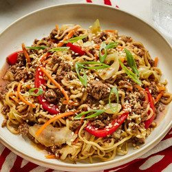 One-pot Beef Ramen Noodles