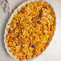 One Pan Caramelized Onion Pasta