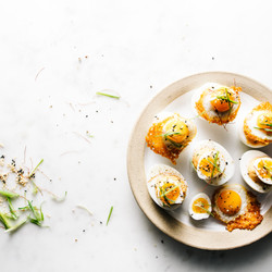Spicy Korean Deviled Eggs · I Am A Food Blog