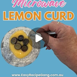 Easy Microwave Lemon Curd
