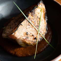 Fire-roasted Cabbage With Roasted Chili-chestnut Sauce