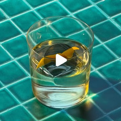 Clarified Paper Plane Cocktail