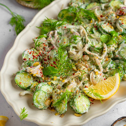 Vegan Creamy Cucumber Salad