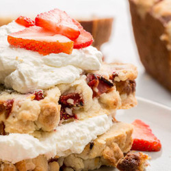 Strawberry Shortcake Banana Bread