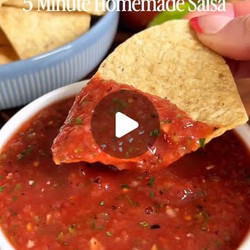 5 Minute Homemade Salsa