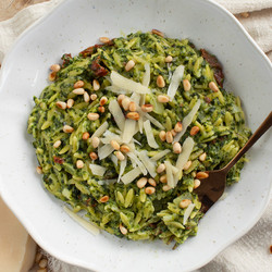 Orzo Met Spinazie En Tomaatjes