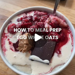 Egg White Oats Meal Prep Recipe