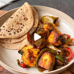 Paneer Stir Fry With Bell Peppers