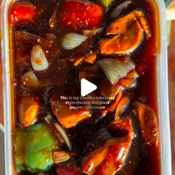 Chicken And Black Pepper Sauce