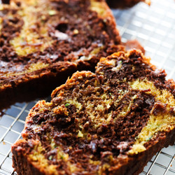 Chocolate Swirl Banana Zucchini Bread