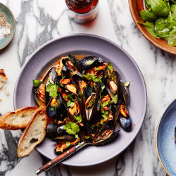 Beer-steamed Mussels With Chorizo