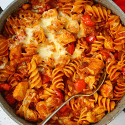 Bbq Chicken Pasta {one Pan}