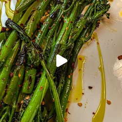 Miso Butter Broccoli With Chilli Flakes