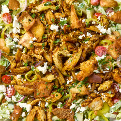 Easy Chicken Shawarma Salad