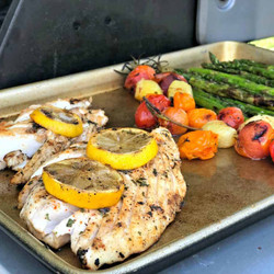 Grilled Lemon Garlic Red Snapper