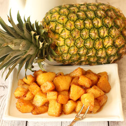 Brown Sugar Roasted Pineapple