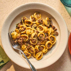 Orecchiette With Veal, Capers, And White Wine
