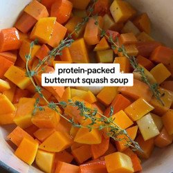 Protein Packed Butternut Squash Soup