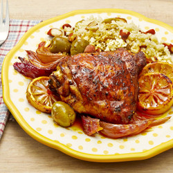 Sheet-pan Chicken With Lemons And Olives