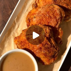 Air Fryer Fried Chicken &amp; Gravy