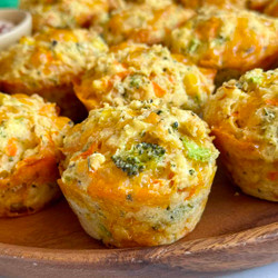 Easy Veggie Cheese Muffins