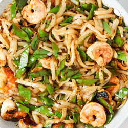 Shrimp &amp; Snow Pea Stir-fry
