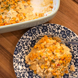 Street Corn Enchilada Bake