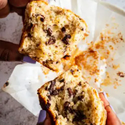 Browned Butter Chocolate Chunk Muffins