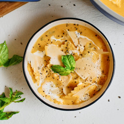 Butternut Ravioli Soup