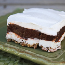 Chocolate Cream Cheese Pudding Dessert
