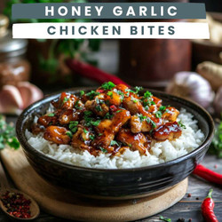 Honey Garlic Chicken Bites