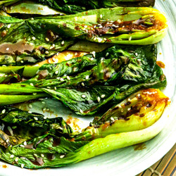 Quick And Easy Miso Glazed Bok Choy