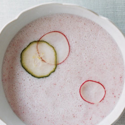 Chilled Radish Buttermilk Soup