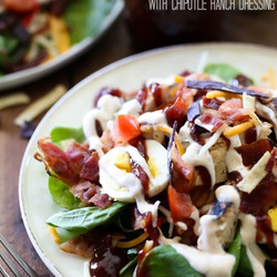 Bbq Chicken Salad With Chipotle Dressing - Chef In Training
