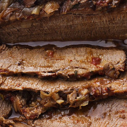 Ina's Brisket With Onions And Leeks