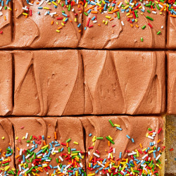 Easy Sheet Cake With Chocolate-cream Cheese Frosting