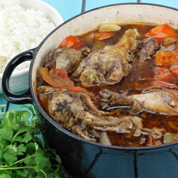 Braised Caribbean Chicken