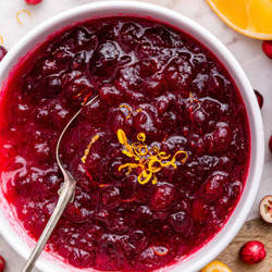 Homemade Cranberry Sauce With Citrus