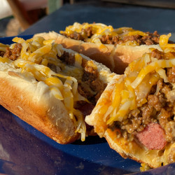 Chili Cheese Hot Dogs - Cowboy Kent Rollins