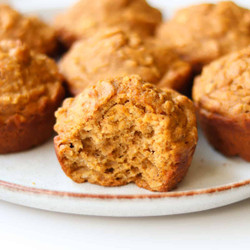 Pumpkin Oatmeal Muffins (edited by Jemma to be whole grain)