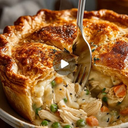 Golden Chicken Pot Pie With Buttery Crust