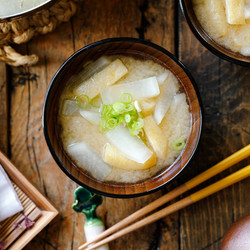 Daikon And Fried Tofu Miso Soup