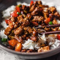 Vegan Kung Pao Tempeh