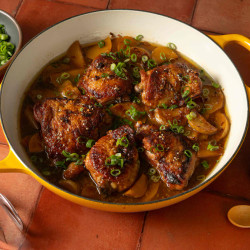 One-pot Braised Garlic Crunch Orange Chicken