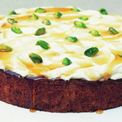 Delia's easy Greek Orange And Honey Syrup Cake With Yoghurt And Pistachios