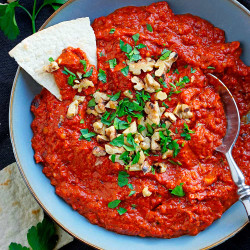 Muhammara – Paprika-walnuss-dip
