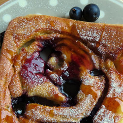 Blueberry &amp; Lemon Sheet Pan Pancake
