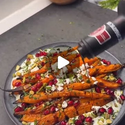Mediterranean Charred Carrots With Creamy Labneh