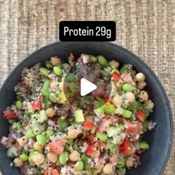 Summer Quinoa &amp; Edamame Protein Bowl