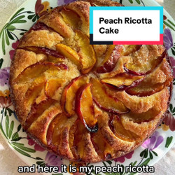 Peach Ricotta Cake